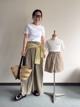 西野きよさん(レディース・152cm)の夏コーディネート