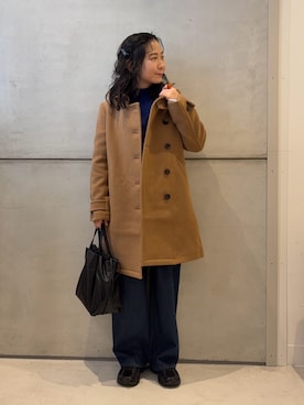 「アイテム（その他アウター）」を使った、西野きよさん（レディース・152cm・30代）の冬コーディネート