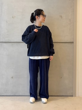 「アイテム（ヘアアクセサリー）」を使った、西野きよさん（レディース・152cm・30代）の冬コーディネート