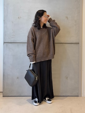 「アイテム（ショルダーバッグ）」を使った、西野きよさん（レディース・152cm・30代）の秋コーディネート