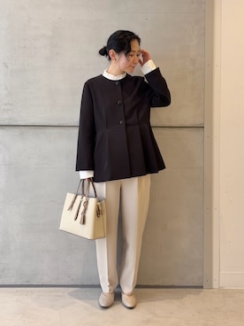 西野きよさん（レディース・152cm）の冬コーディネート