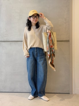 西野きよさん(レディース・152cm)の冬コーディネート