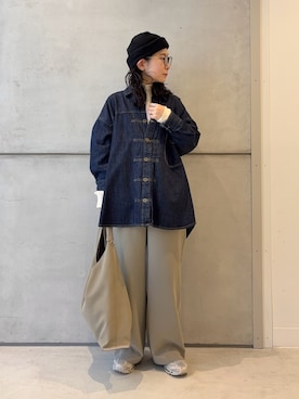 西野きよさん（レディース・152cm）の冬コーディネート