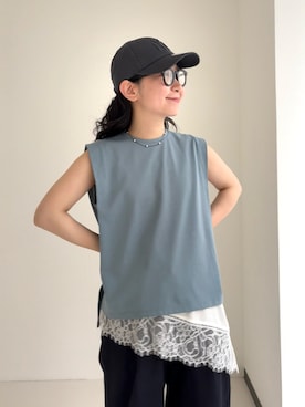 西野きよさん（レディース・152cm）の夏コーディネート