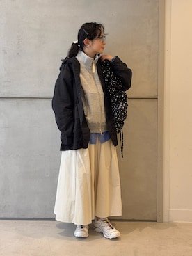 西野きよさん(レディース・152cm)の冬コーディネート