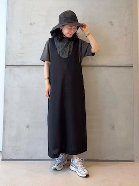 「NIKE（ナイキ）のNIKE　P-6000（スニーカー）」を使った、西野きよさん（レディース・152cm）の夏コーディネート
