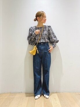 「JUST FEMAIL（ジャストフィーメル）のアイテム」を使った、西野きよさん（レディース・152cm）の春コーディネート