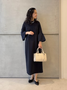 西野きよさん（レディース・152cm）の冬コーディネート