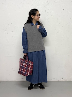 西野きよさん(レディース・152cm)の秋コーディネート