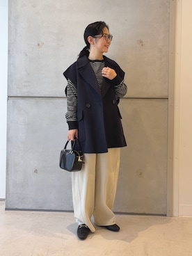 「アイテム（その他アウター）」を使った、西野きよさん（レディース・152cm・30代）の秋コーディネート