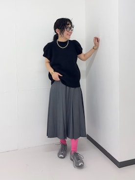 「30代」｜西野きよさん（レディース・152cm）の秋コーディネート