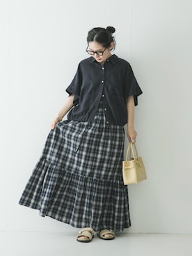 西野きよさん(レディース・152cm)の春コーディネート