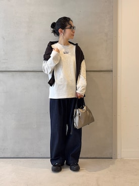 西野きよさん（レディース・152cm）の冬コーディネート