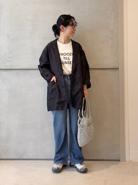 西野きよさん（レディース・152cm）の春コーディネート