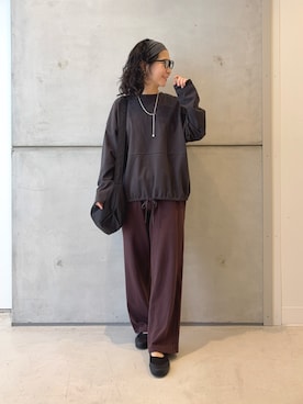 「骨格ウェーブ」｜西野きよさん（レディース・152cm・30代）の秋コーディネート
