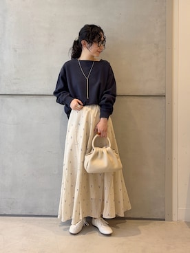 西野きよさん（レディース・152cm）の春コーディネート