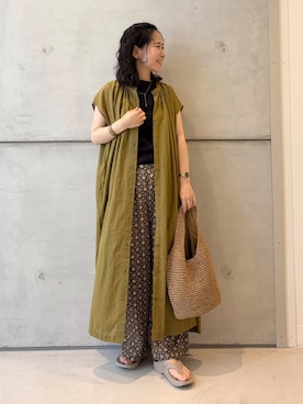 西野きよさん（レディース・152cm）の夏コーディネート