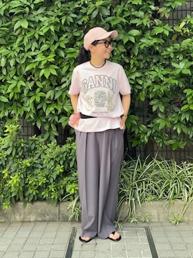 西野きよさん（レディース・152cm）の夏コーディネート