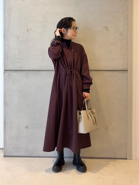 西野きよさん(レディース・152cm)の冬コーディネート
