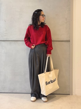 西野きよさん（レディース・152cm）の冬コーディネート