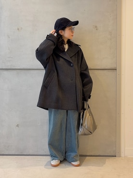 西野きよさん（レディース・152cm）の冬コーディネート