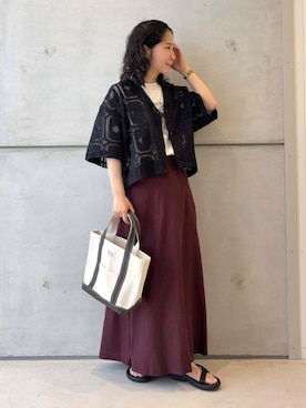 西野きよさん（レディース・152cm）の夏コーディネート