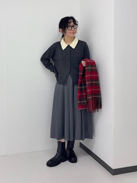 「30代」｜西野きよさん（レディース・152cm）の秋コーディネート