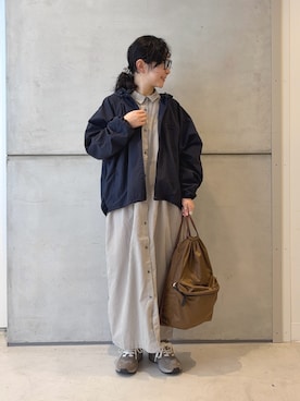 西野きよさん(レディース・152cm)の冬コーディネート