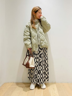 西野きよさん(レディース・152cm)の冬コーディネート