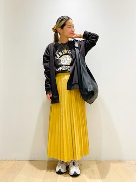 西野きよさん（レディース・152cm）の秋コーディネート