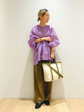 西野きよさん（レディース・152cm）の秋コーディネート