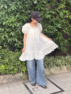 西野きよさん（レディース・152cm）の夏コーディネート