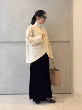 西野きよさん(レディース・152cm)の冬コーディネート