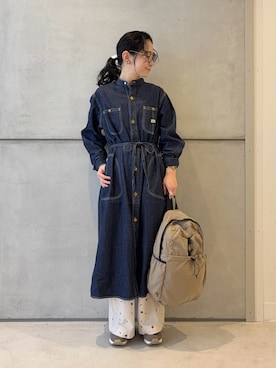 西野きよさん（レディース・152cm）の冬コーディネート