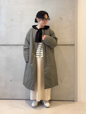 「アイテム（カーディガン/ボレロ）」を使った、西野きよさん（レディース・152cm・30代）の秋コーディネート