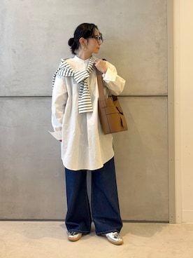 西野きよさん（レディース・152cm）の冬コーディネート