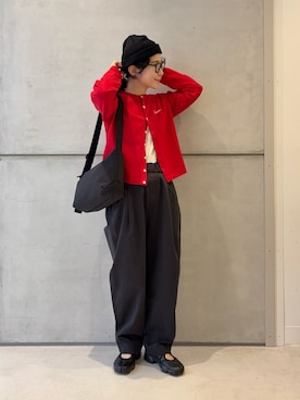 西野きよさん（レディース・152cm）の冬コーディネート