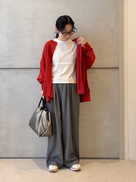 「URBAN RESEARCH Sonny Label（アーバンリサーチサニーレーベル）のアイテム（パンツ）」を使った、西野きよさん（レディース・152cm）の春コーディネート