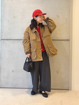 「骨格ウェーブ」｜西野きよさん（レディース・152cm・30代）の秋コーディネート