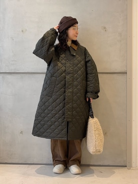 「アイテム（ブルゾン）」を使った、西野きよさん（レディース・152cm・30代）の秋コーディネート