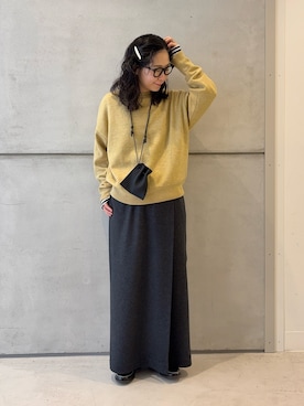 西野きよさん（レディース・152cm）の冬コーディネート