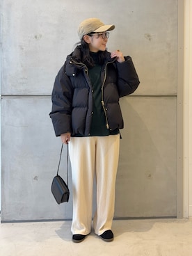 「アイテム（バッグ）」を使った、西野きよさん（レディース・152cm・30代）の冬コーディネート