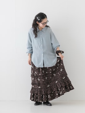 西野きよさん（レディース・152cm）の夏コーディネート