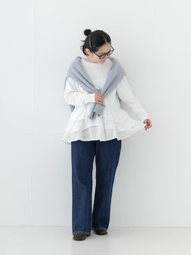 西野きよさん(レディース・152cm)の秋コーディネート