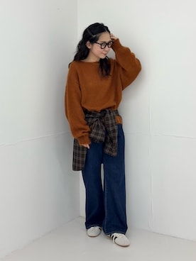 西野きよさん(レディース・152cm)の秋コーディネート