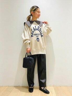 西野きよさん（レディース・152cm）の秋コーディネート