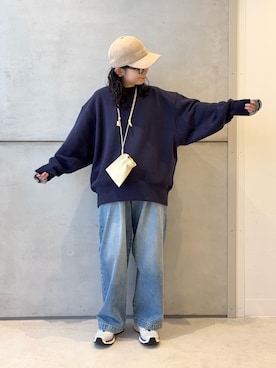 西野きよさん（レディース・152cm）の冬コーディネート