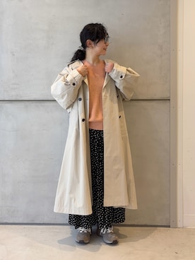 西野きよさん（レディース・152cm）の冬コーディネート