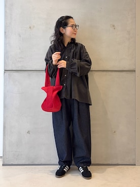 西野きよさん（レディース・152cm）の冬コーディネート