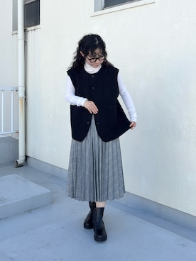 西野きよさん(レディース・152cm)の秋コーディネート